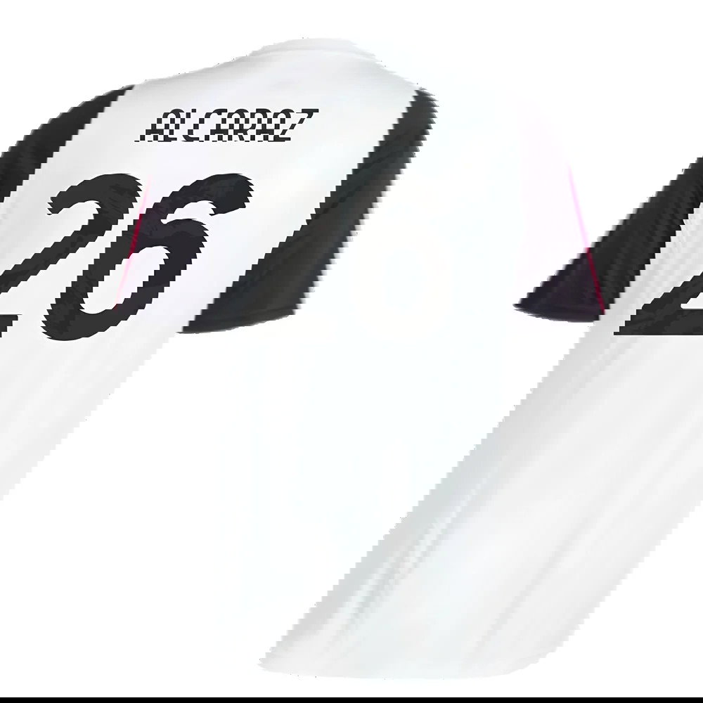2023-2024 Juventus Training Shirt (White) (Alcaraz 26)
