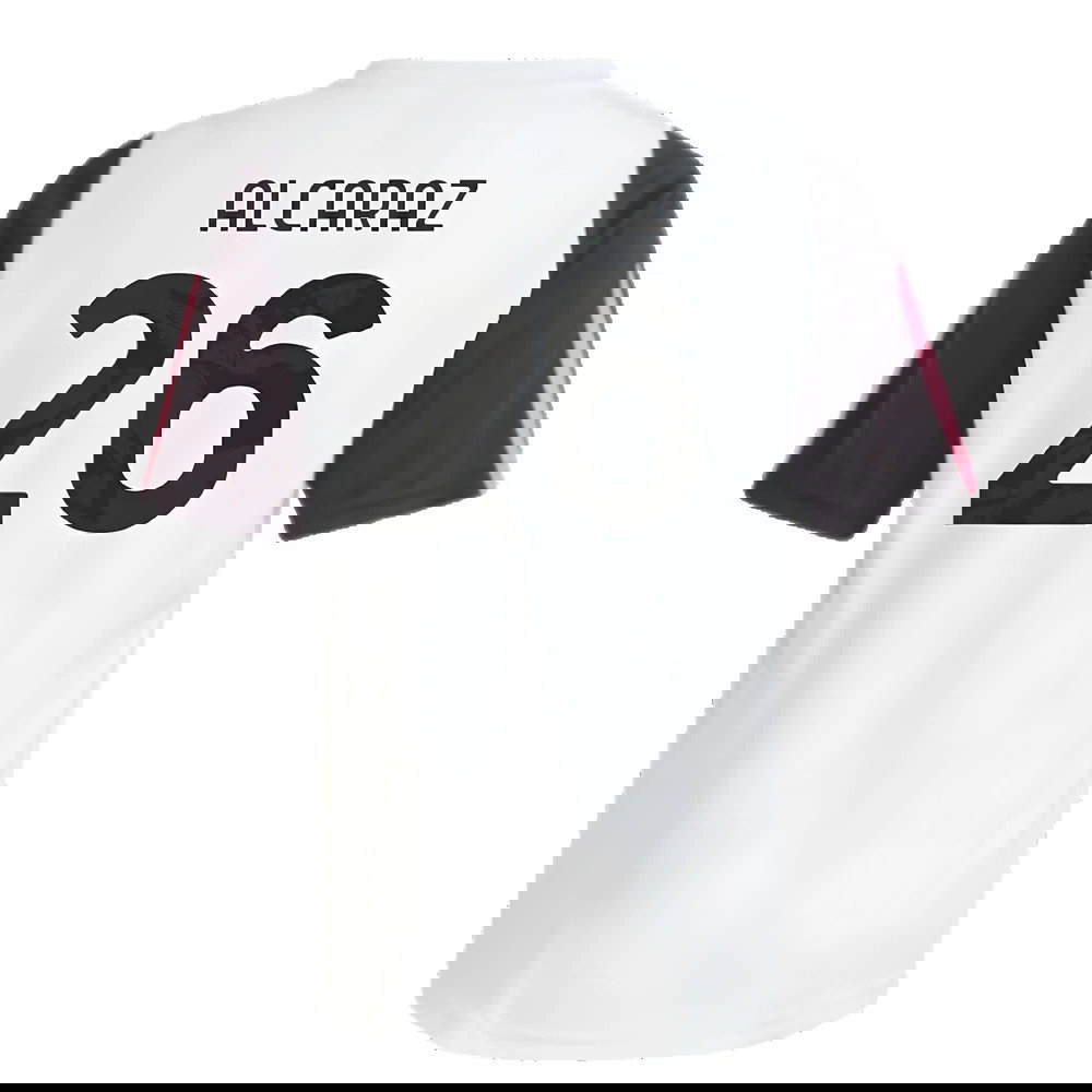 2023-2024 Juventus Training Shirt (White) - Kids (Alcaraz 26)