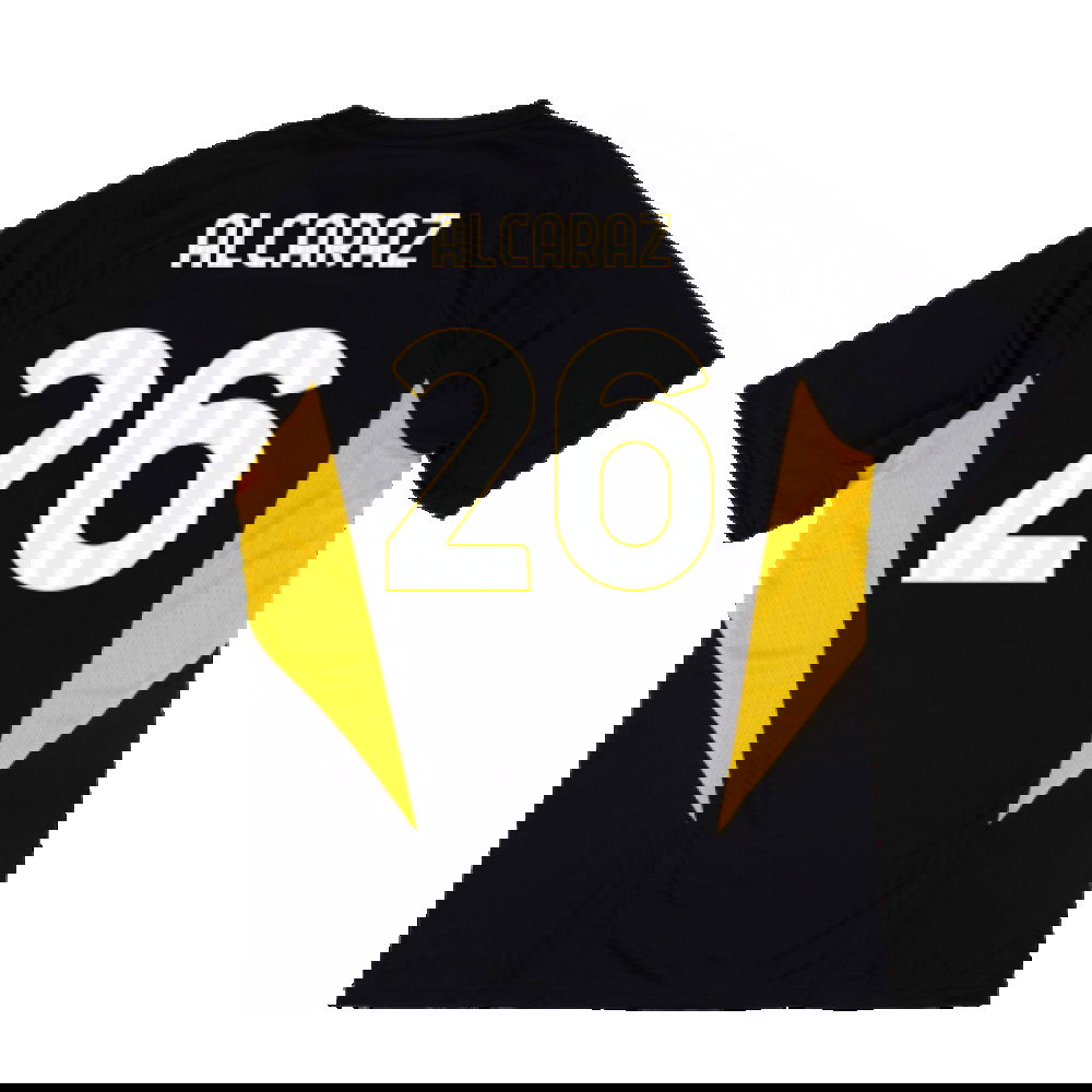 2023-2024 Juventus Training Shirt (Black) (Alcaraz 26)