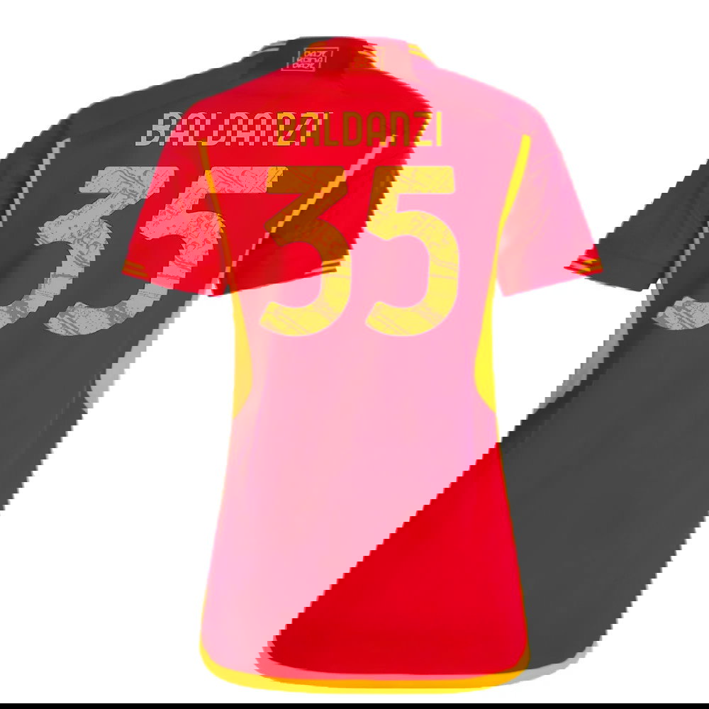 2023-2024 Roma Home Shirt (Ladies) (Baldanzi 35)