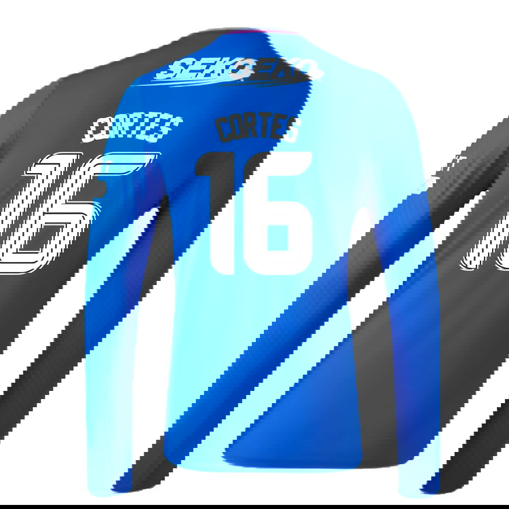 2023-2024 Rangers Long Sleeve Home Shirt (Cortes 16)