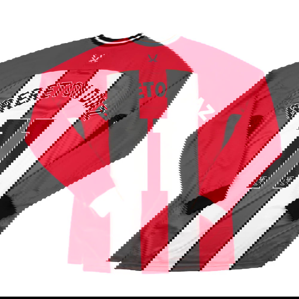 2023-2024 Sheffield United Home Long Sleeve Shirt (Brereton Diaz 11)