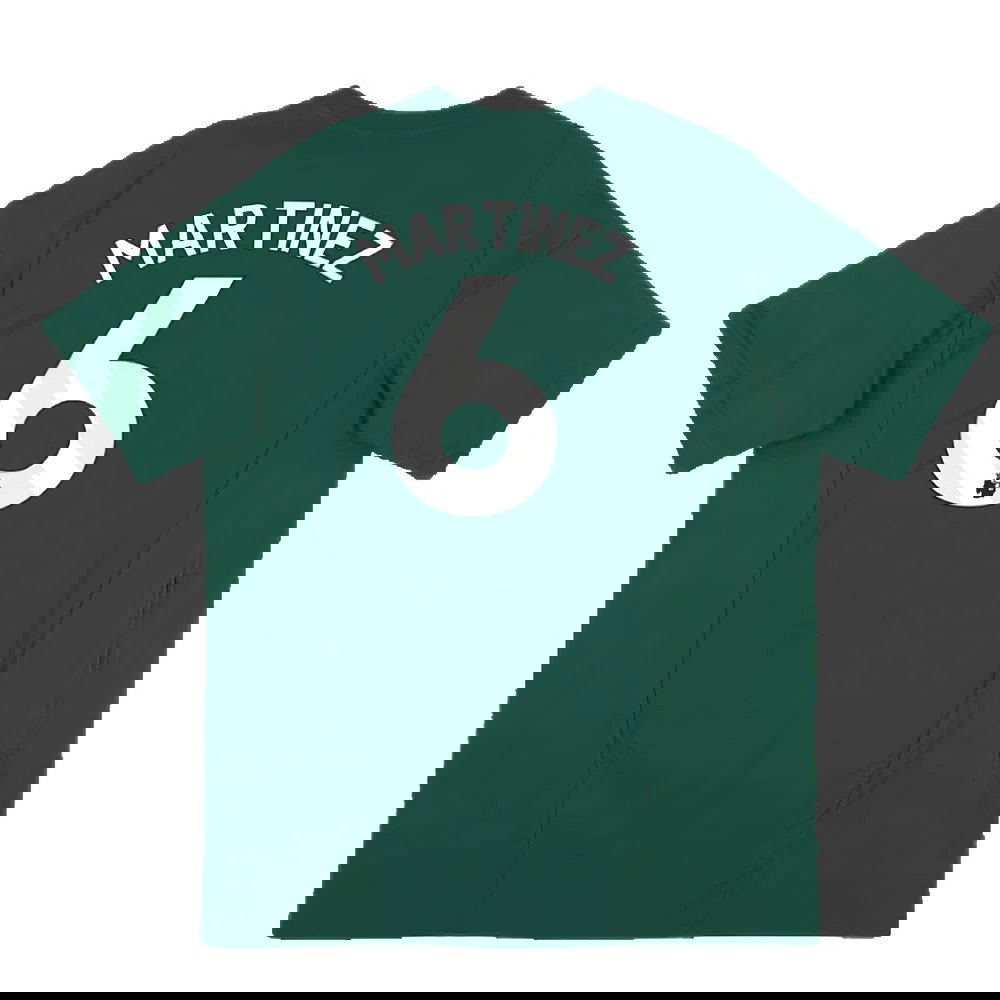 2023-2024 Man Utd Training Tee (Green) (Martinez 6)