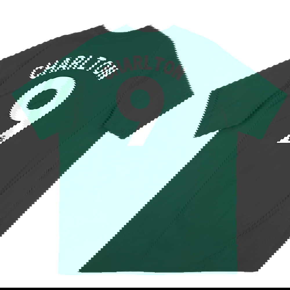 2023-2024 Man Utd Training Tee (Green) (Charlton 9)
