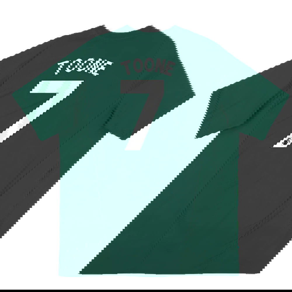 2023-2024 Man Utd Training Tee (Green) (Toone 7)