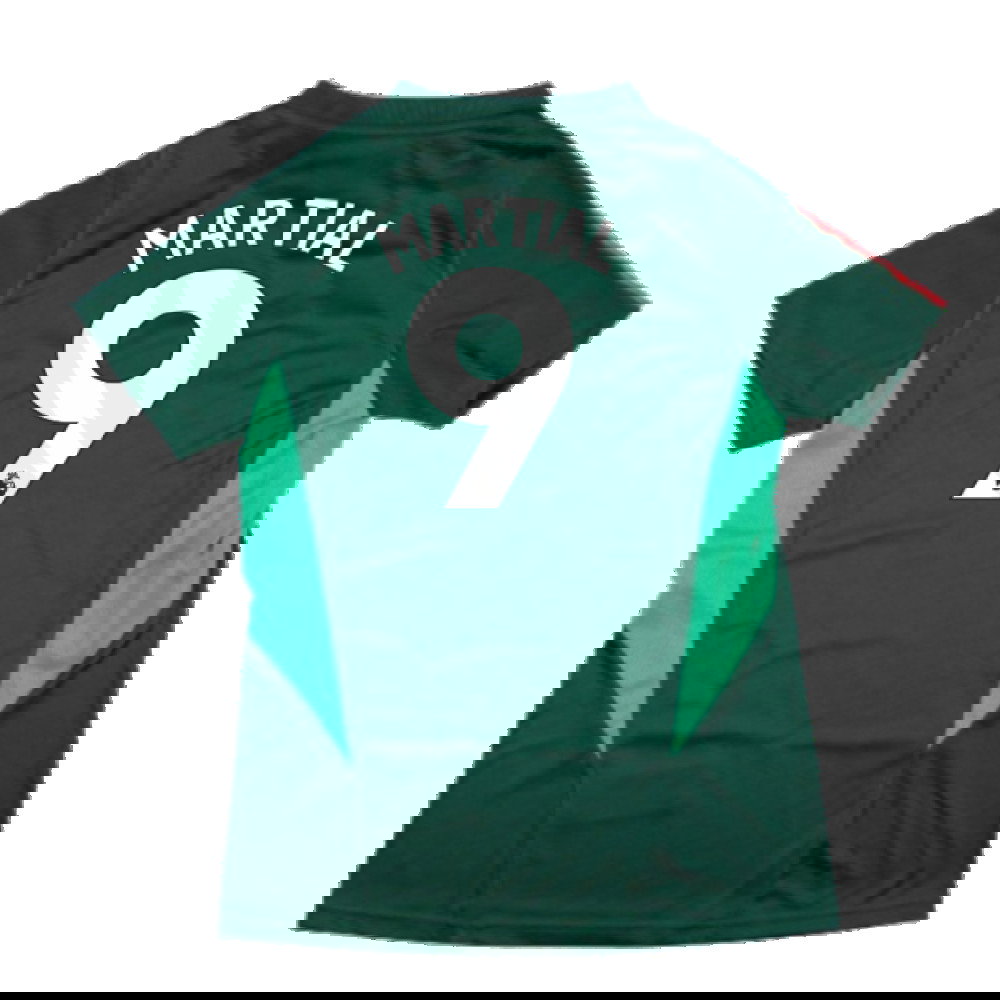 2023-2024 Man Utd Training Shirt (Green) - Ladies (Martial 9)