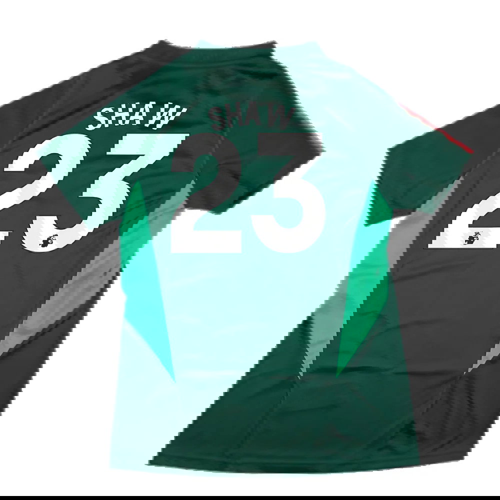 2023-2024 Man Utd Training Shirt (Green) - Ladies (Shaw 23)