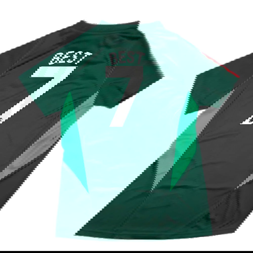 2023-2024 Man Utd Training Shirt (Green) - Ladies (Best 7)