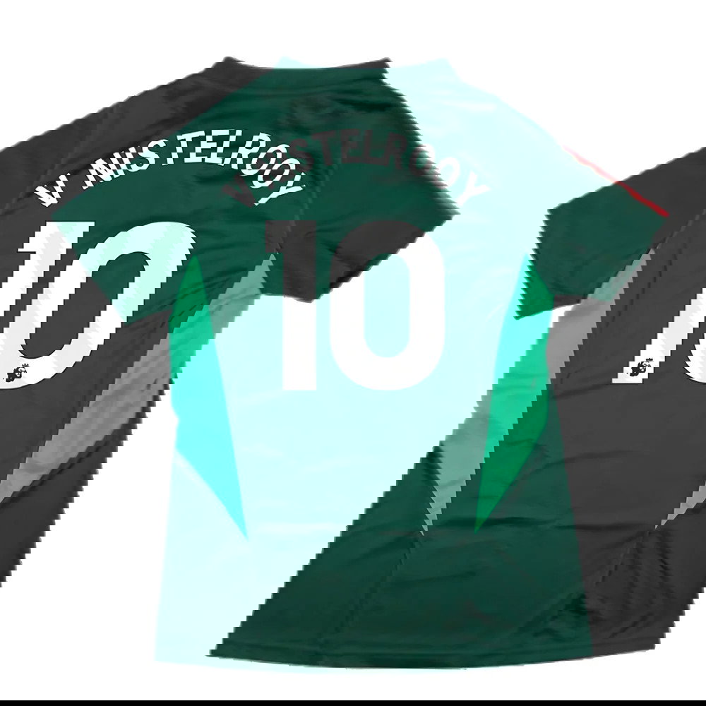 2023-2024 Man Utd Training Shirt (Green) - Ladies (V Nistelrooy 10)