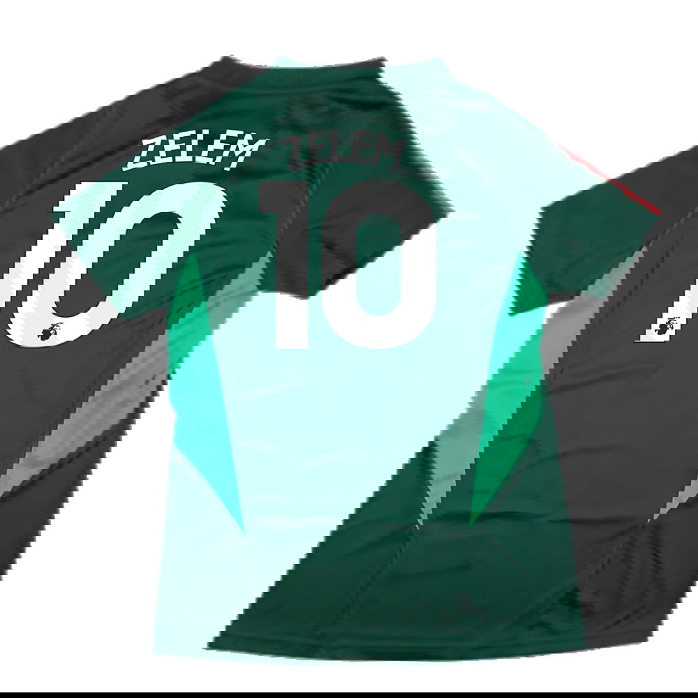 2023-2024 Man Utd Training Shirt (Green) - Ladies (Zelem 10)