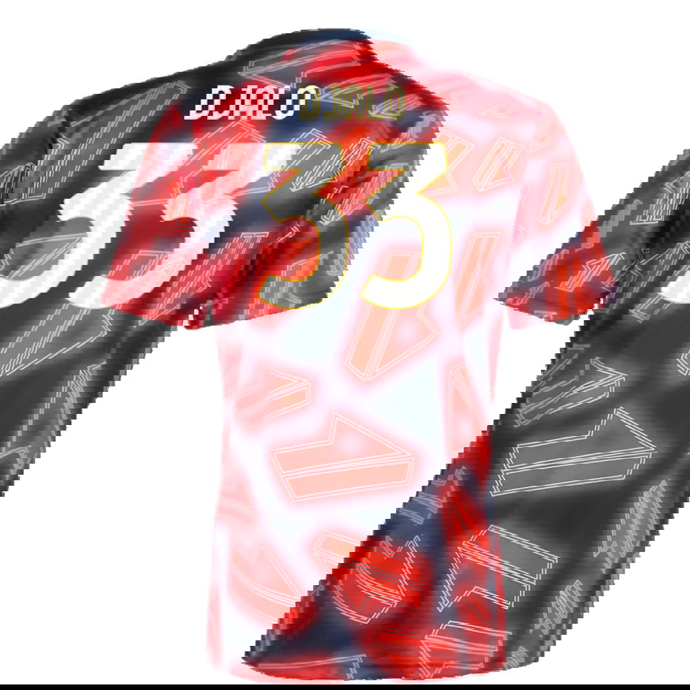 2023-2024 Juventus Pre Match Shirt (Night Indigo) (Djalo 33)