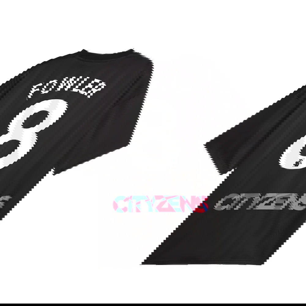 2023-2024 Man City FtblNrgy Jersey (Black) (Fowler 8)