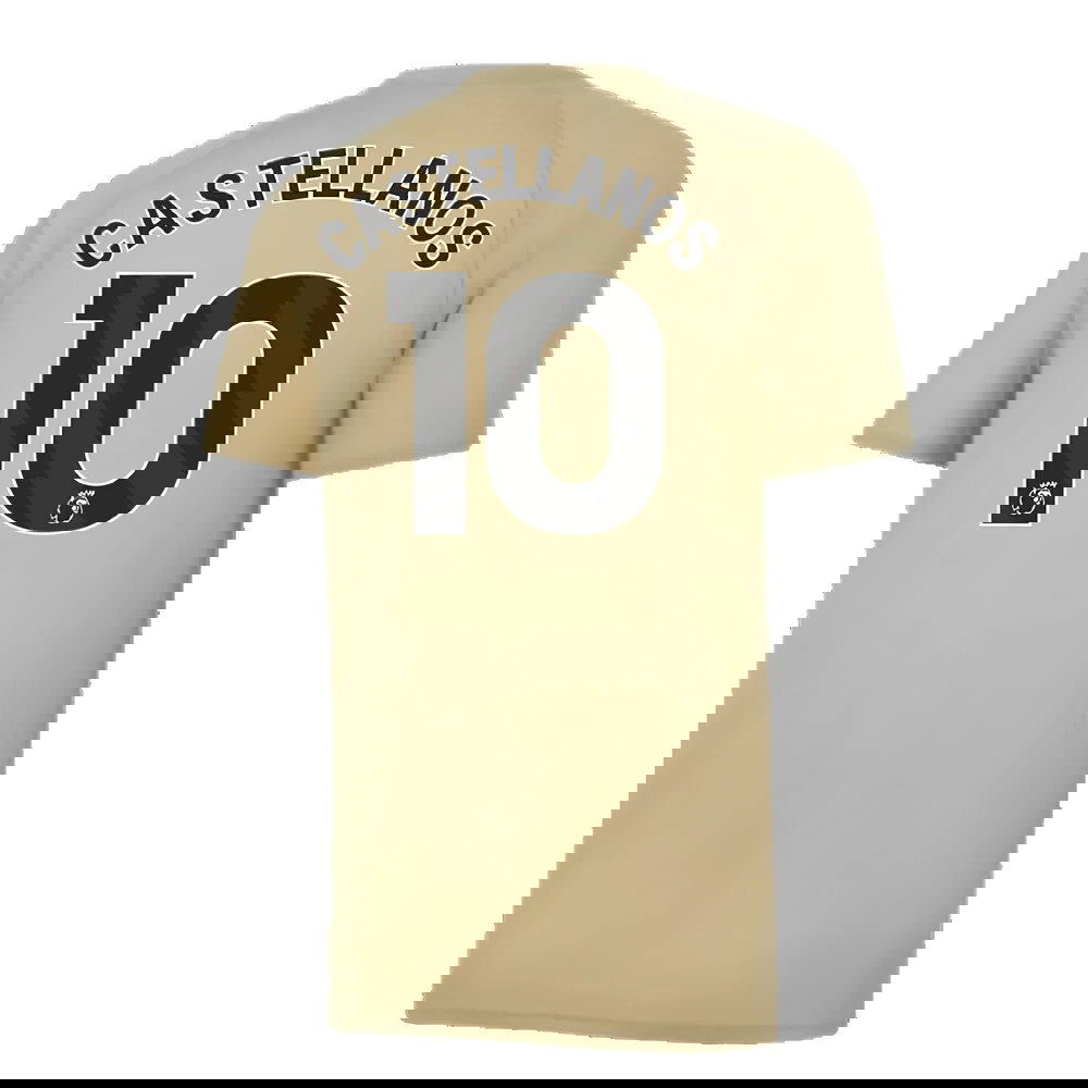 2023-2024 Man City Prematch SS Jersey (Granola) (Castellanos 10)