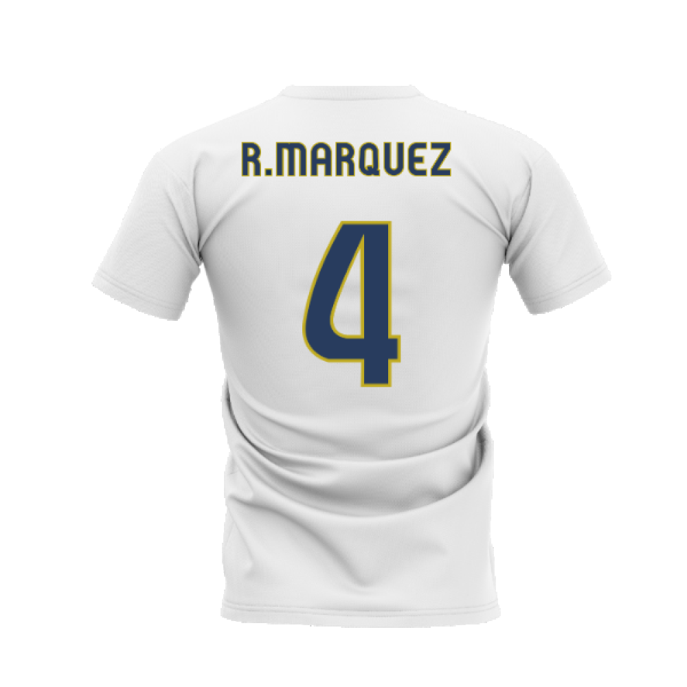 Barcelona 2008-2009 Retro Shirt T-shirt (Black) (R.Marquez 4)