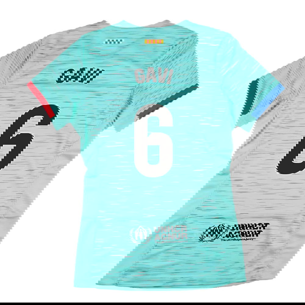 2023-2024 Barcelona Third Shirt (Womens) (Gavi 6)