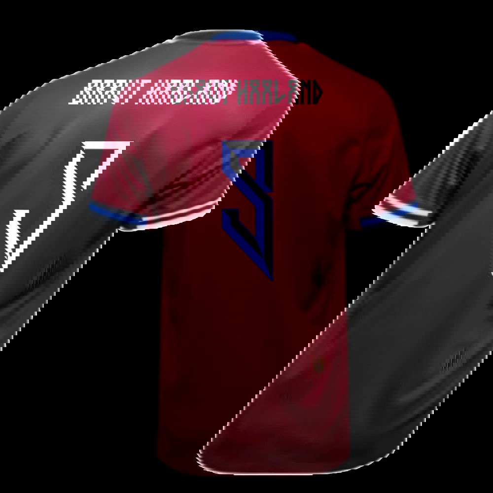 2024-2025 Norway Home Shirt (BRAUT HAALAND 9)