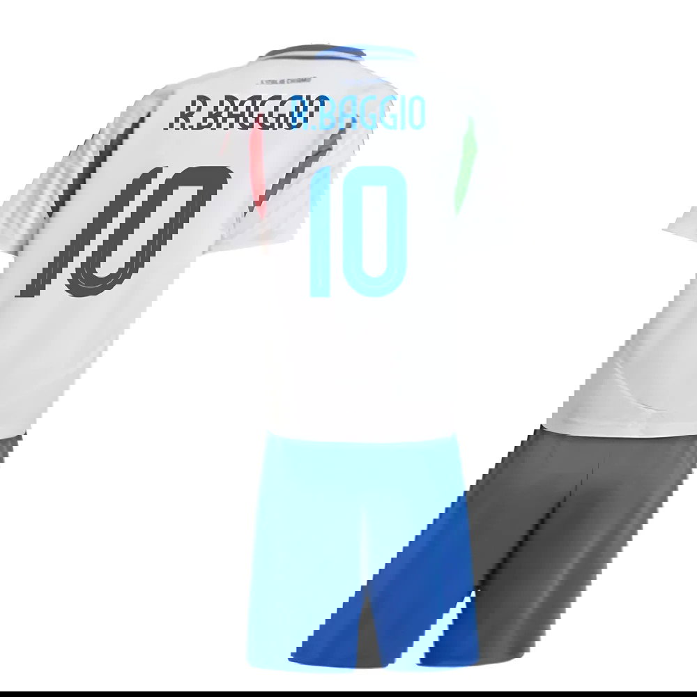2024-2025 Italy Away Mini Kit (R.BAGGIO 10)