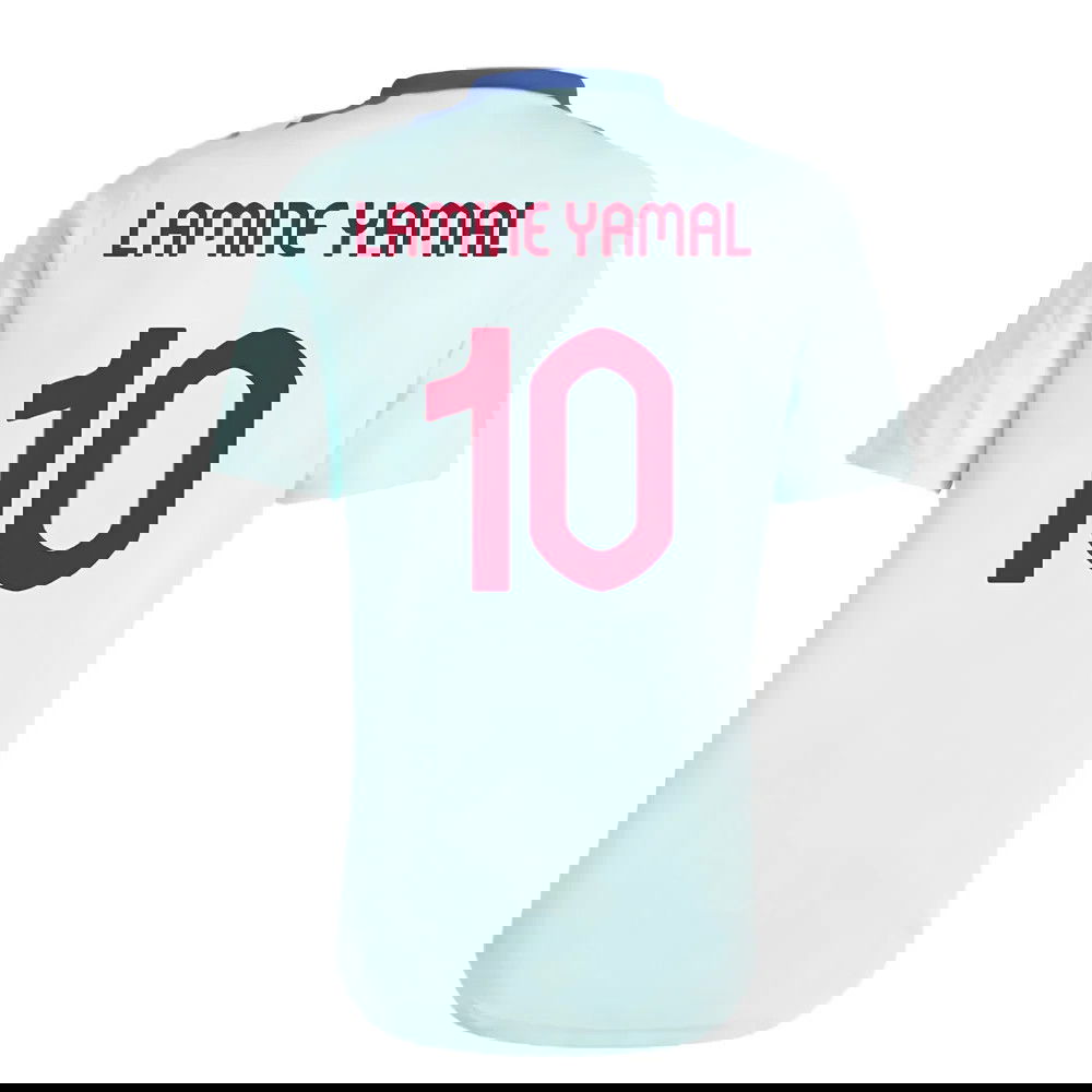 2024-2025 Spain Training Jersey (Halo Mint) (Lamine Yamal 10)