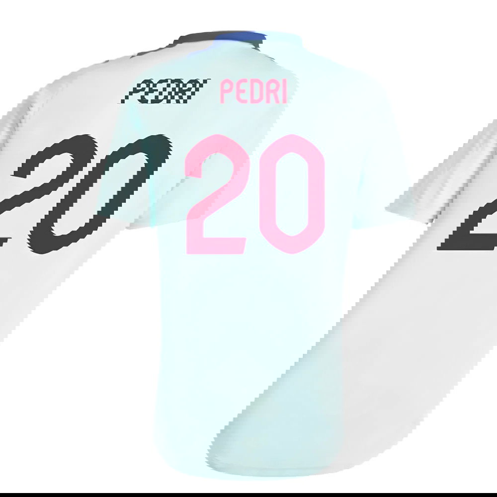 2024-2025 Spain Training Jersey (Halo Mint) (Pedri 20)