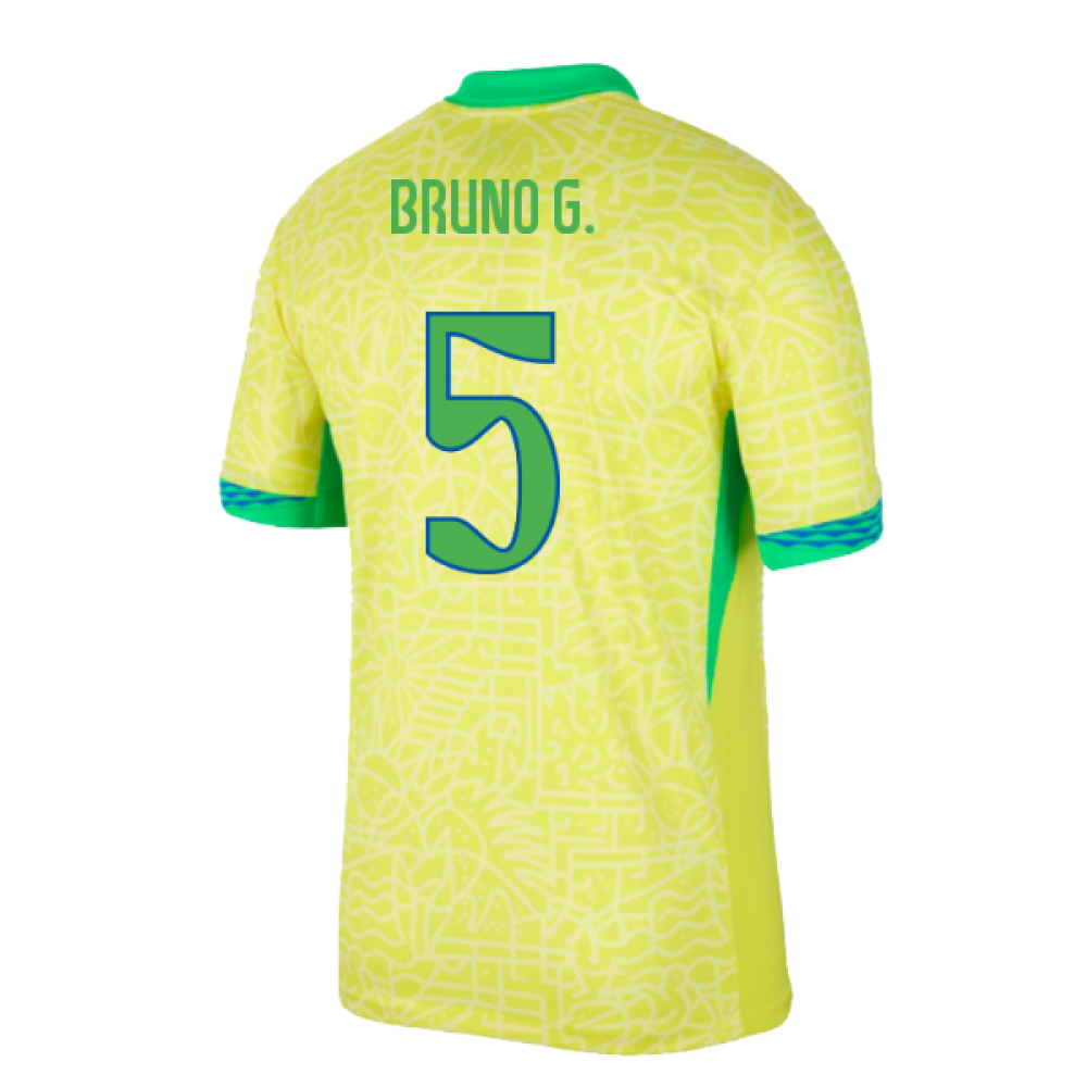 2024-2025 Brazil Home Shirt (Bruno G. 5)