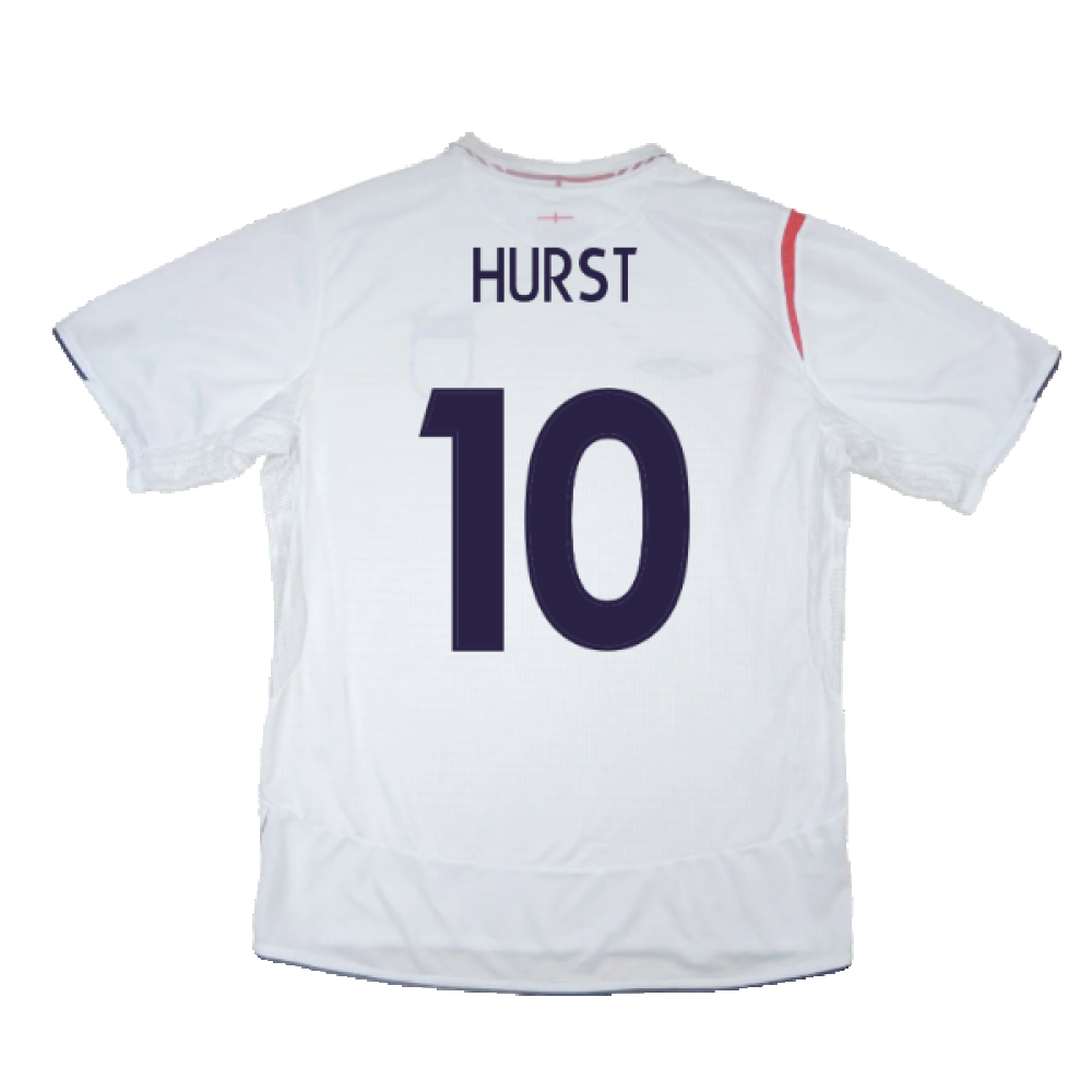 England 2005-07 Home Shirt (M) (Very Good) (Hurst 10)
