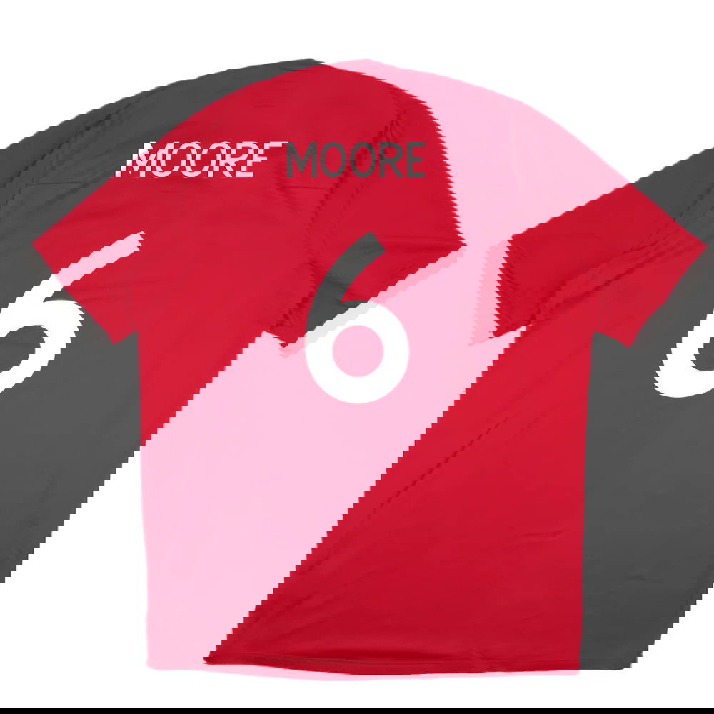 2010-2011 England Away Shirt (Moore 6)