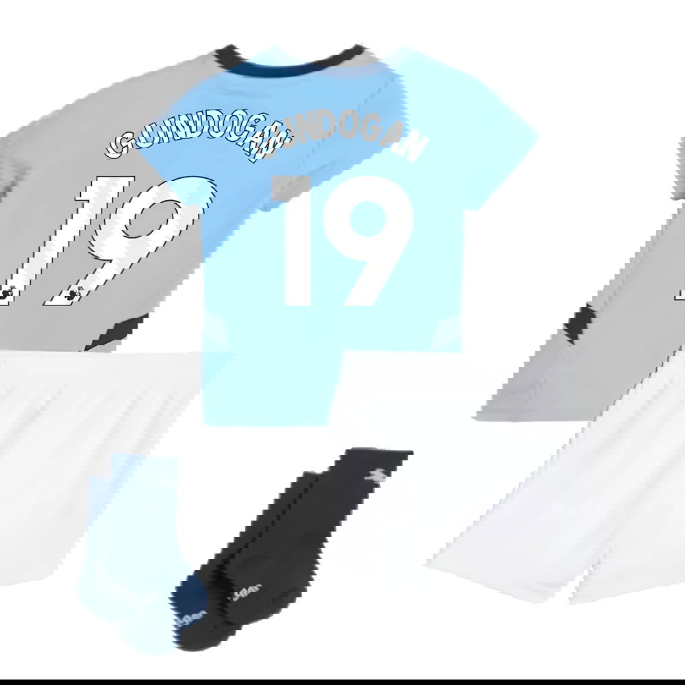 2024-2025 Man City Home Baby Kit (Gundogan 19)