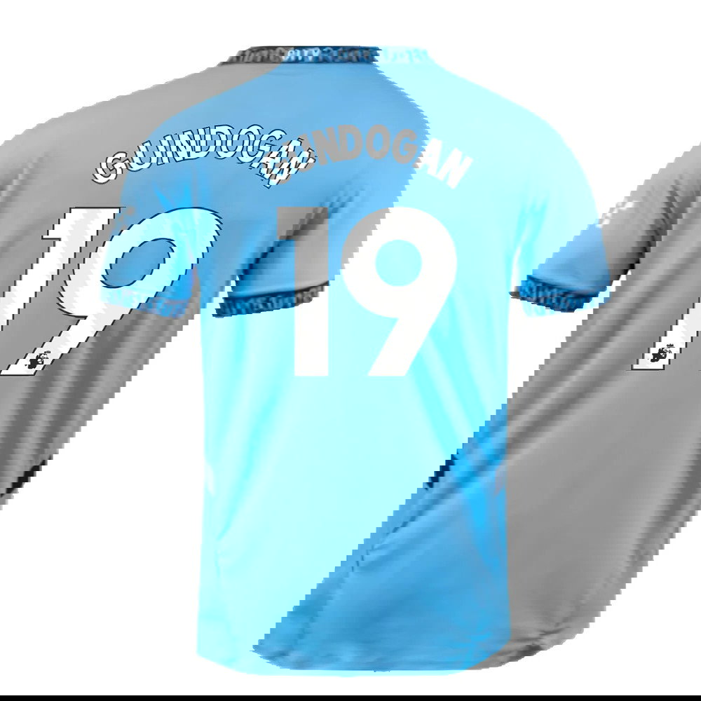 2024-2025 Man City Home Authentic Shirt (Gundogan 19)
