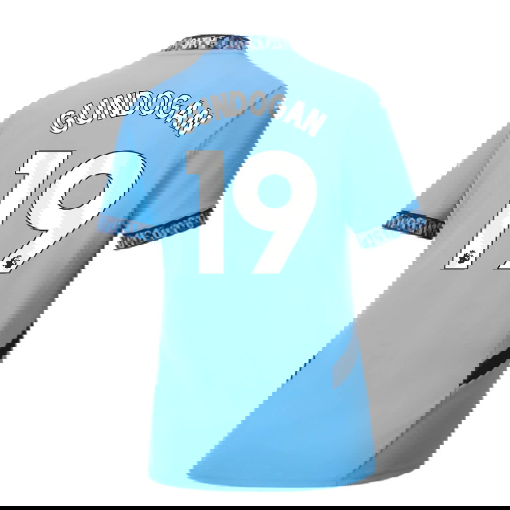 2024-2025 Man City Home Shirt (Womens) (Gundogan 19)