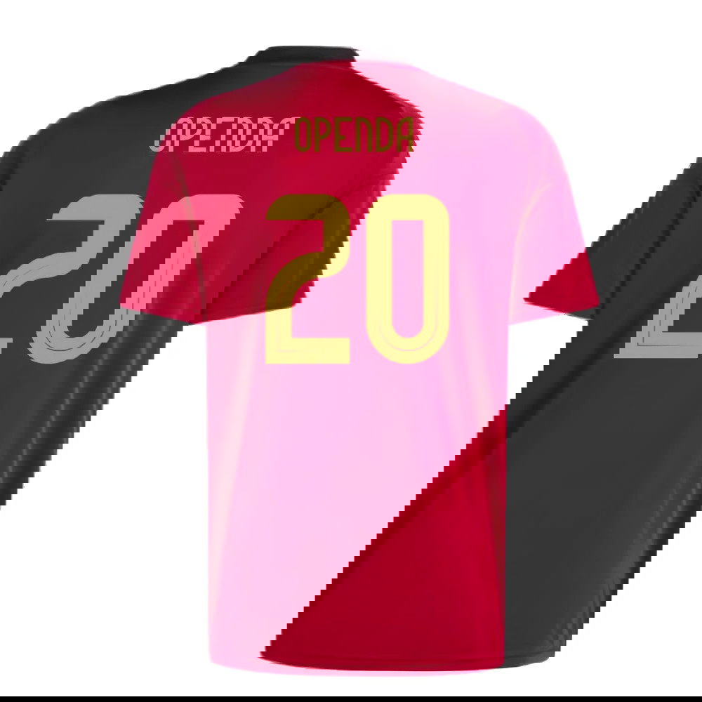 2024-2025 Belgium Home Fan Shirt (Openda 20)
