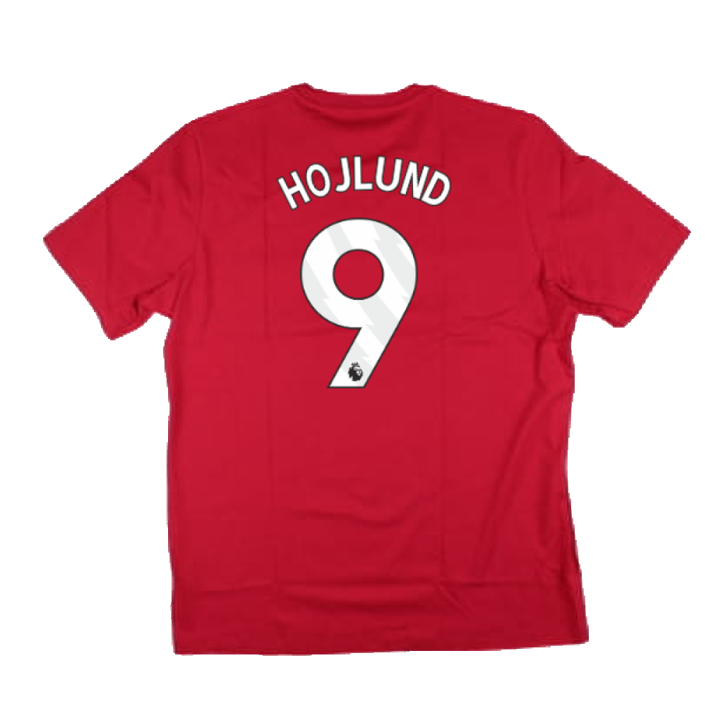 2024-2025 Man Utd DNA Graphic Tee (Red) (Hojlund 9)