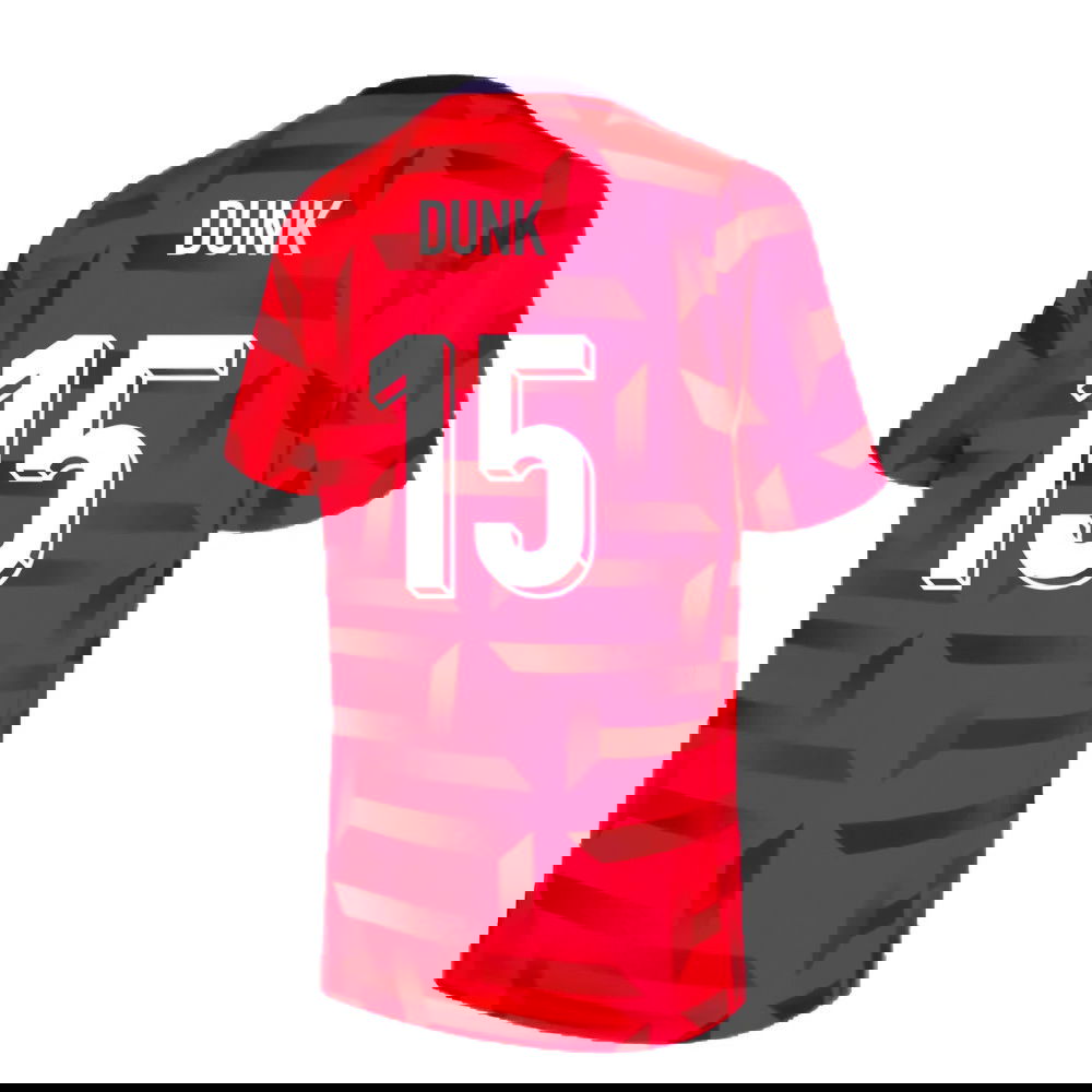 2024-2025 England Dri-FIT Pre-Match Shirt (Red) (Dunk 15)