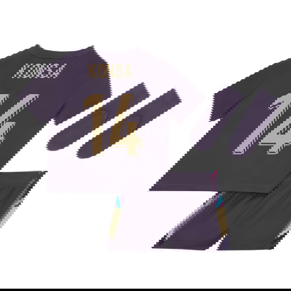 2024-2025 England Away Baby Kit (Konsa 14)