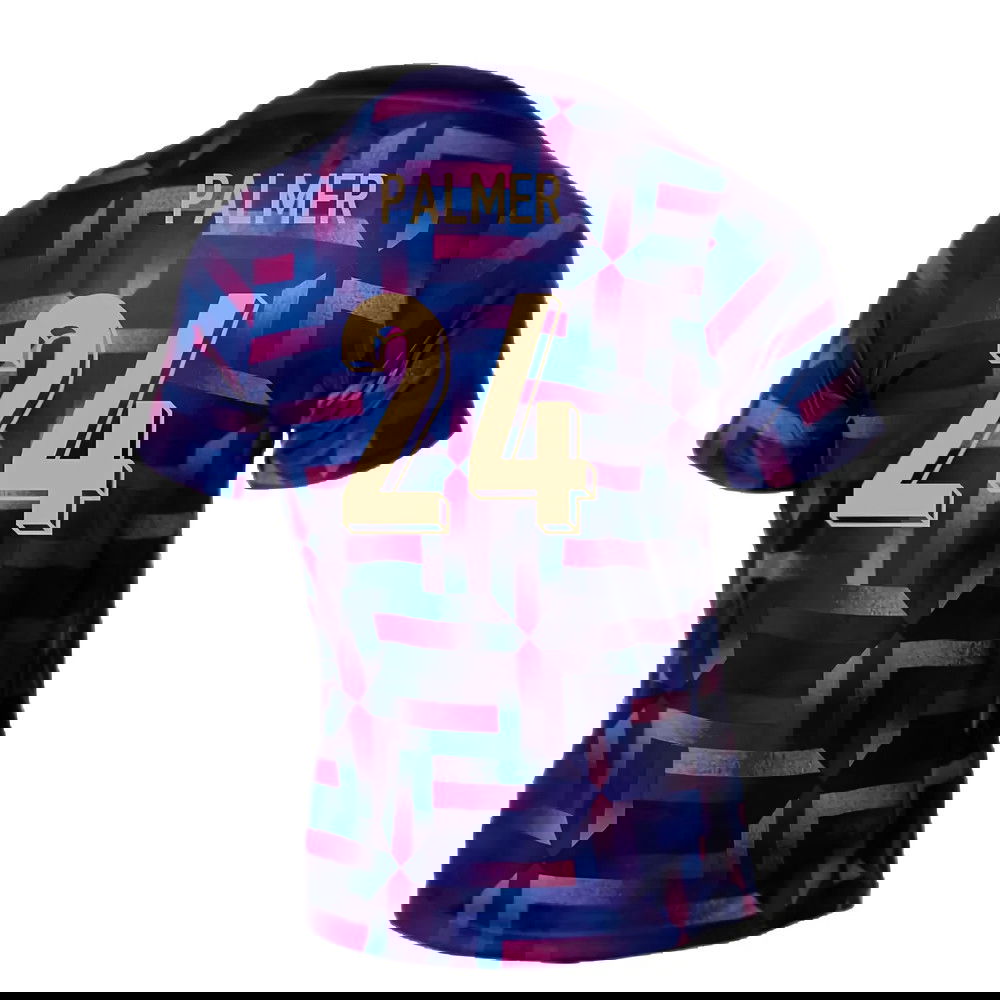 2024-2025 England Academy Pro Pre-Match Shirt (Purple Ink) (Palmer 24)