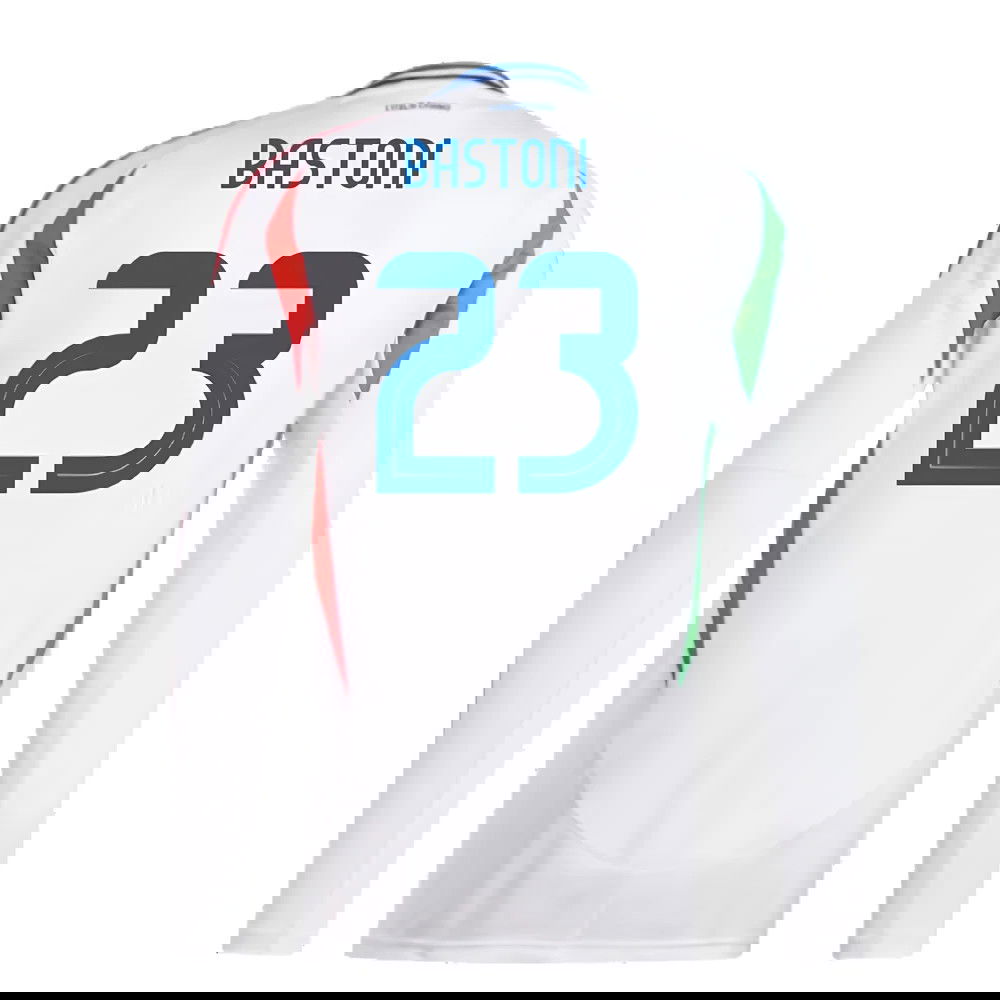 2024-2025 Italy Long Sleeve Away Shirt (BASTONI 23)