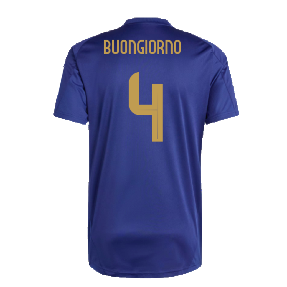2024-2025 Italy Training Jersey (Navy) (BUONGIORNO 4)