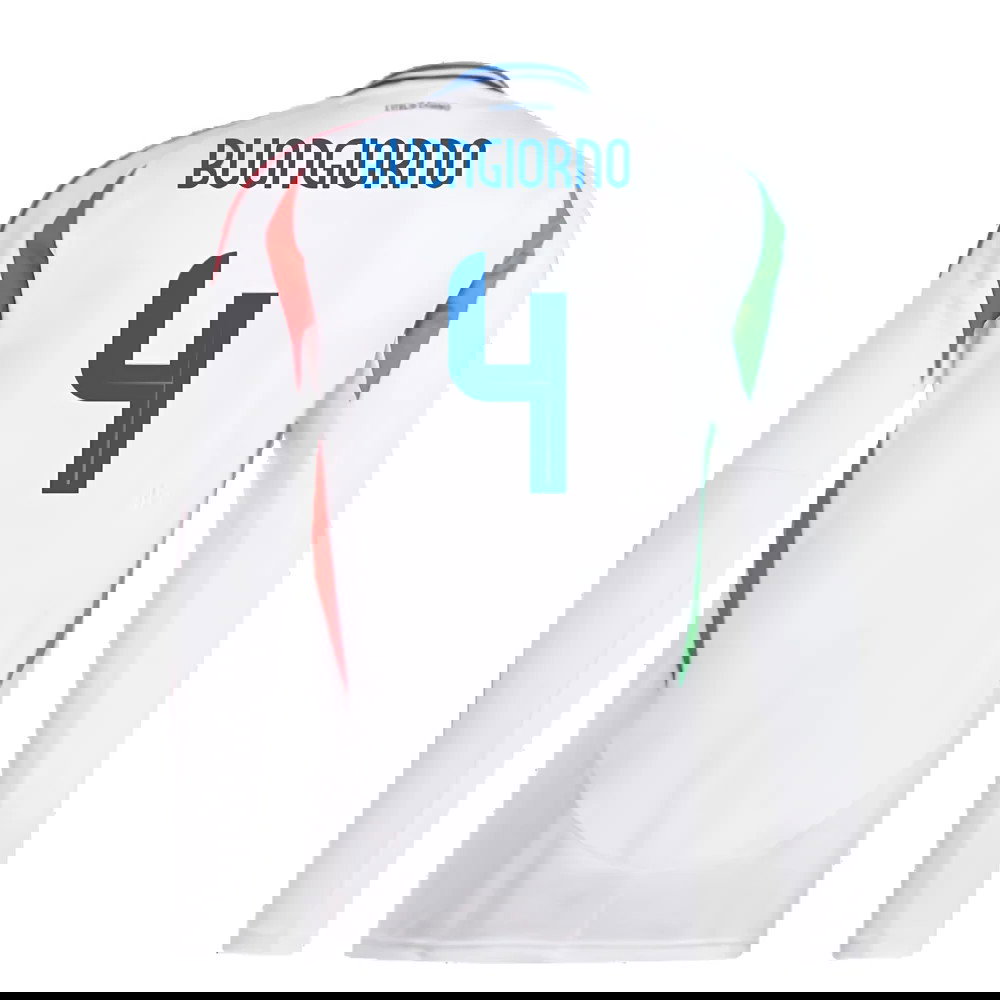 2024-2025 Italy Long Sleeve Away Shirt (BUONGIORNO 4)