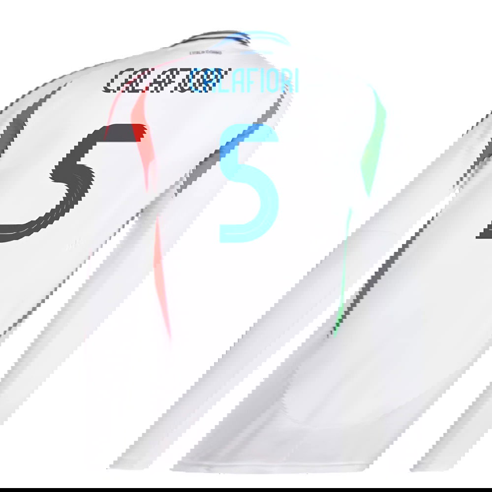 2024-2025 Italy Long Sleeve Away Shirt (CALAFIORI 5)