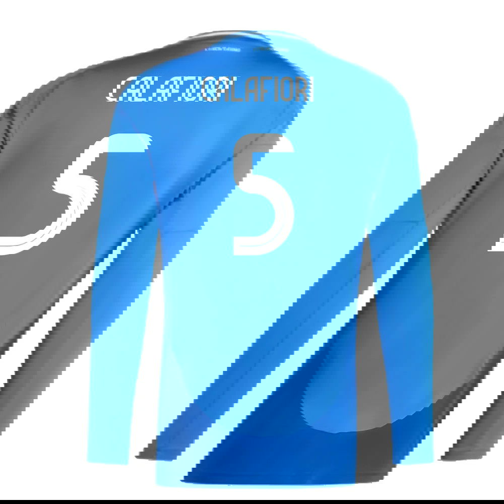 2024-2025 Italy Long Sleeve Home Shirt (CALAFIORI 5)