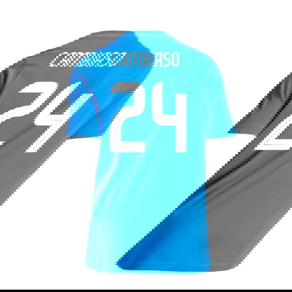 2024-2025 Italy DNA Graphic Tee (Blue) (CAMBIASO 24)