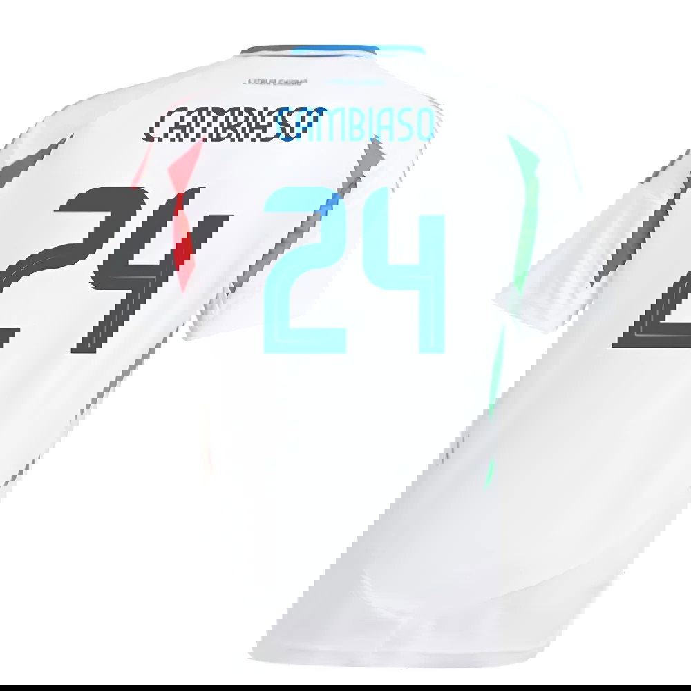 2024-2025 Italy Away Shirt (Kids) (CAMBIASO 24)