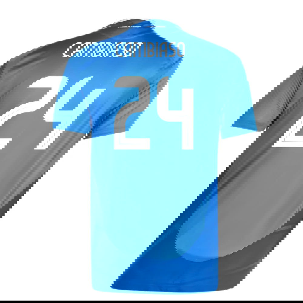 2024-2025 Italy Authentic Home Shirt (CAMBIASO 24)