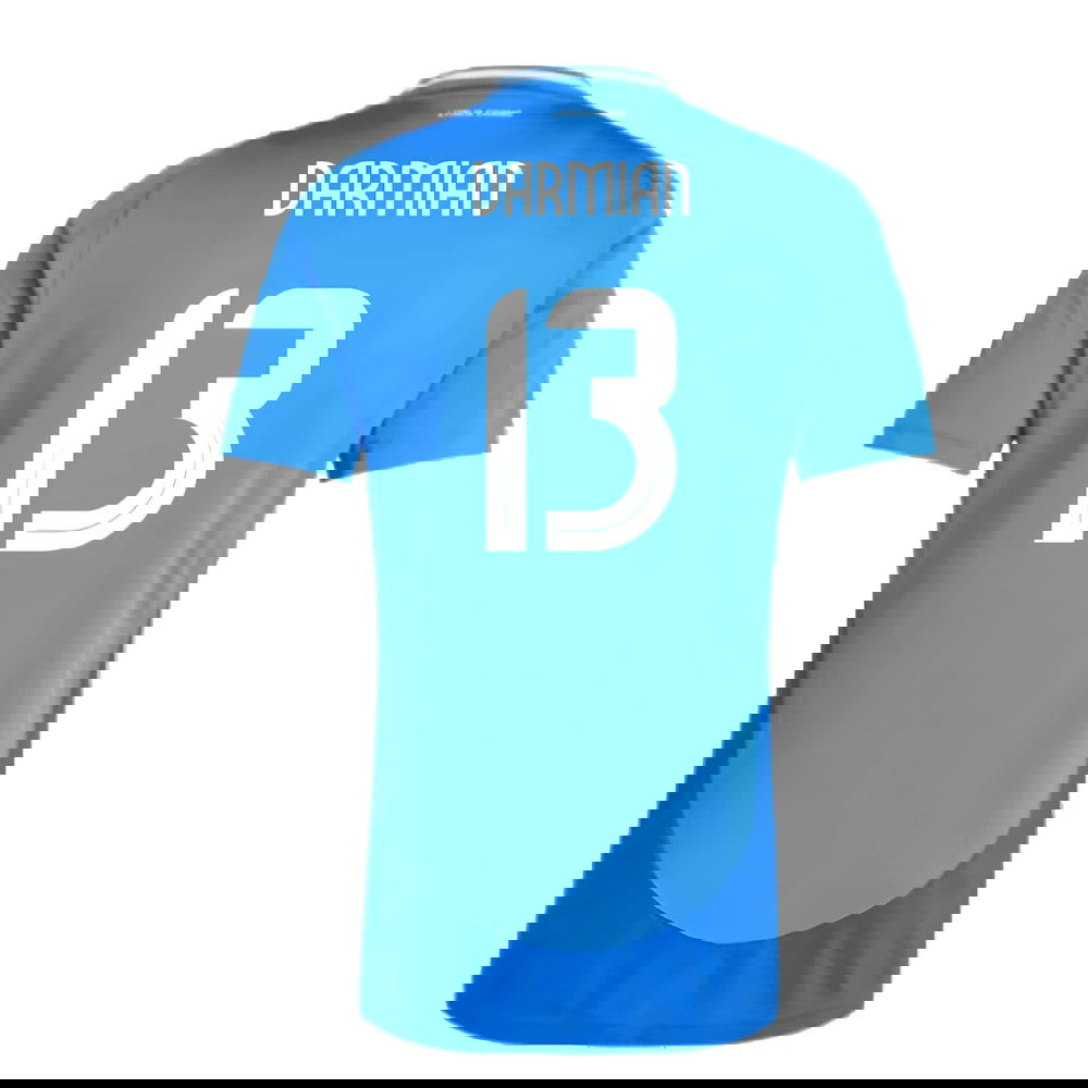 2024-2025 Italy Home Shirt (DARMIAN 13)
