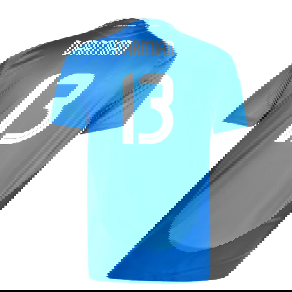 2024-2025 Italy Authentic Home Shirt (DARMIAN 13)