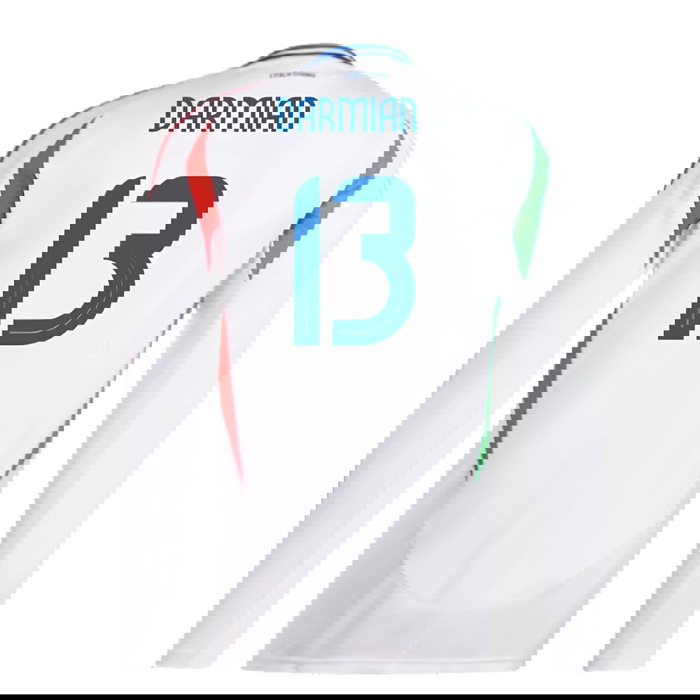 2024-2025 Italy Long Sleeve Away Shirt (DARMIAN 13)