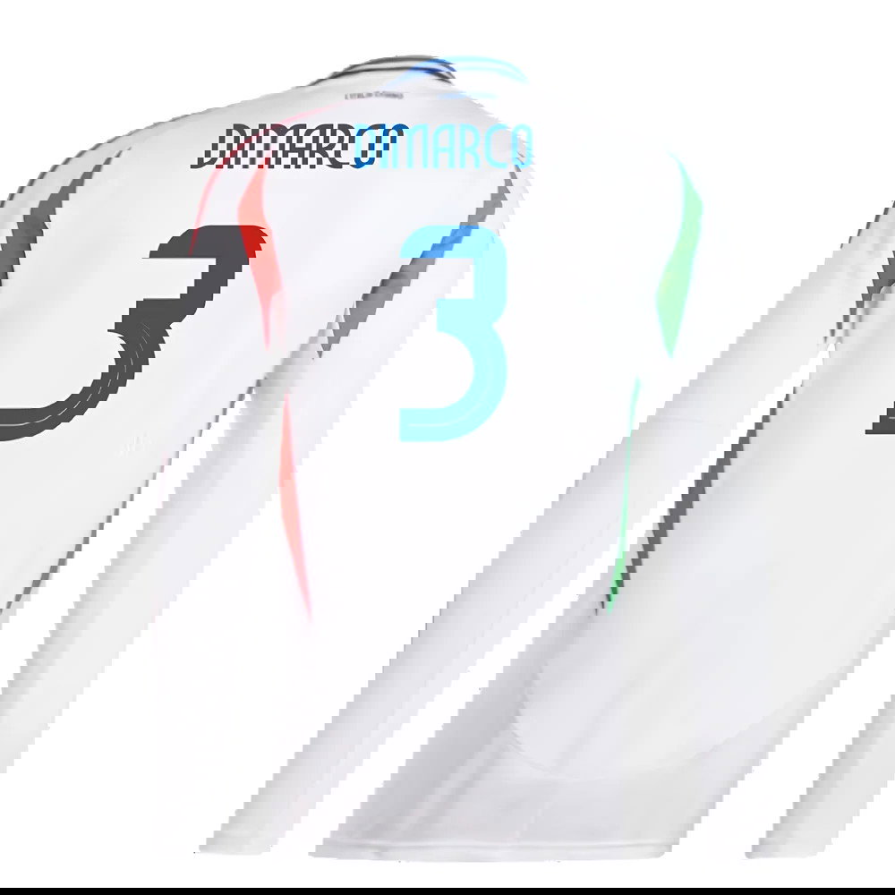 2024-2025 Italy Long Sleeve Away Shirt (DIMARCO 3)