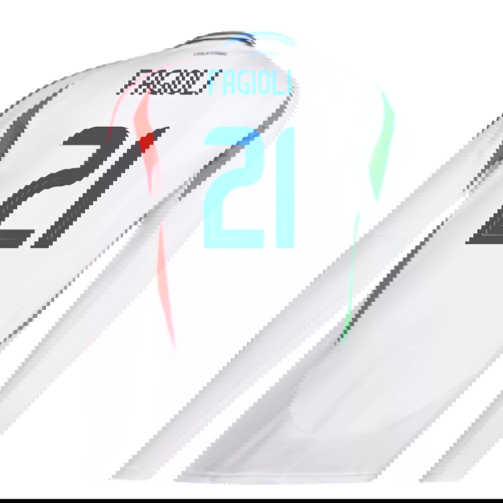 2024-2025 Italy Long Sleeve Away Shirt (FAGIOLI 21)