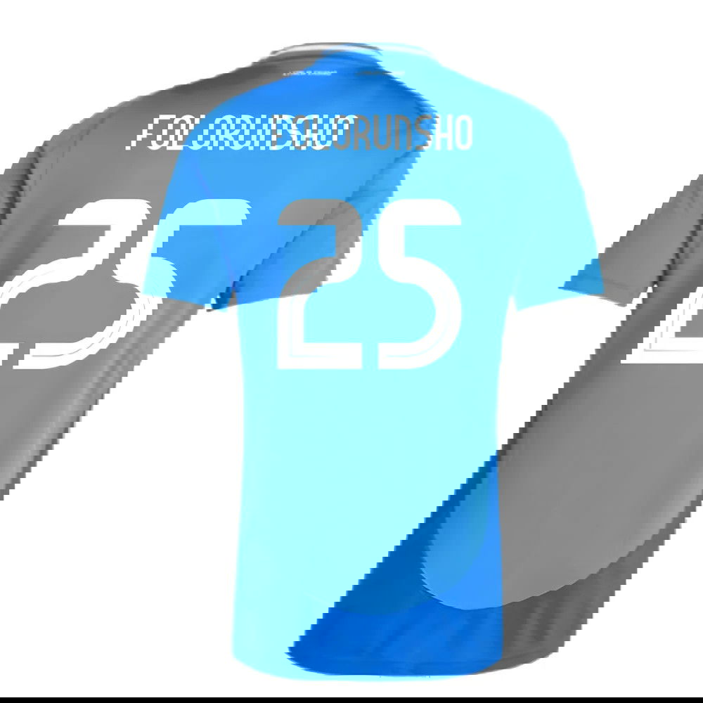 2024-2025 Italy Home Shirt (FOLORUNSHO 25)