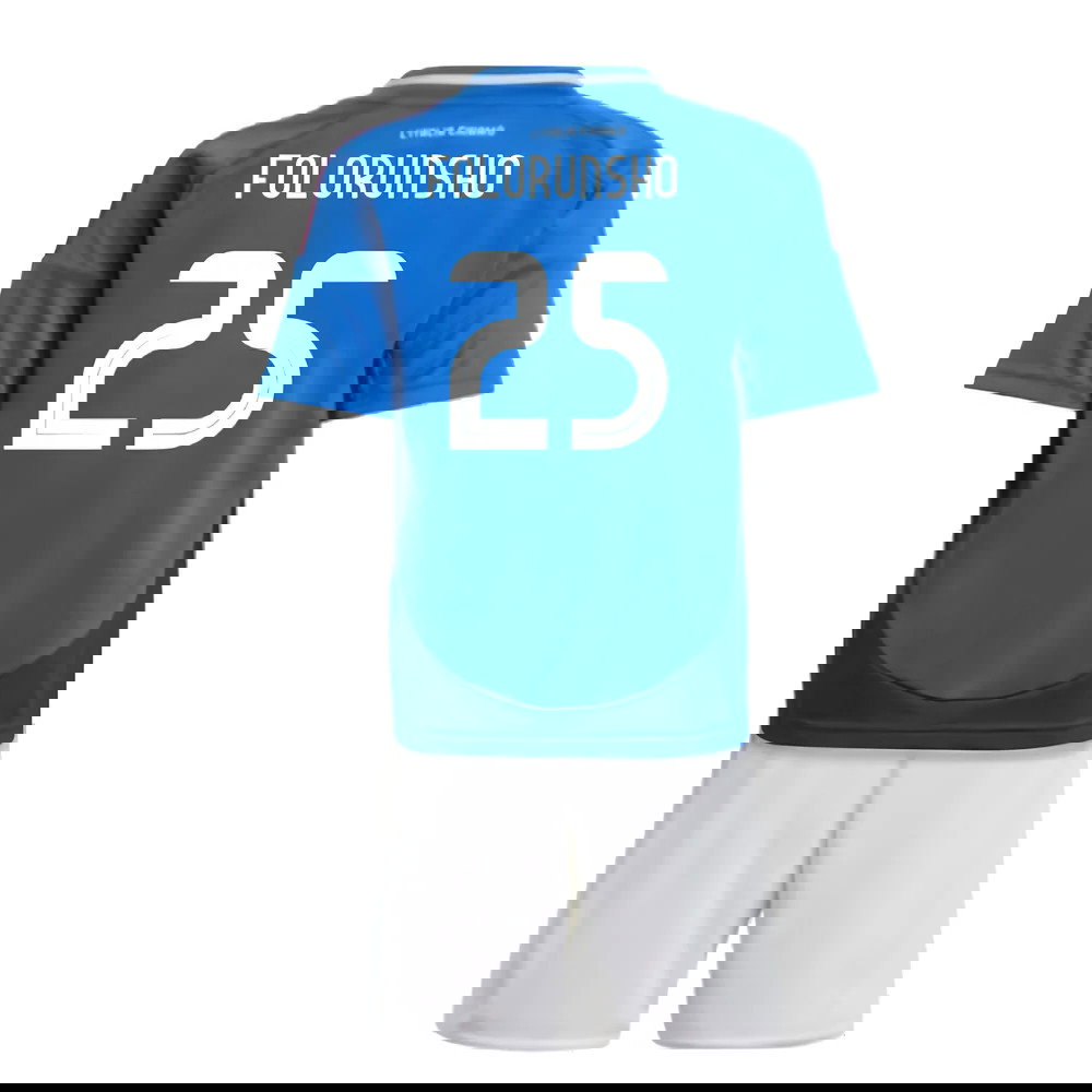 2024-2025 Italy Home Mini Kit (FOLORUNSHO 25)