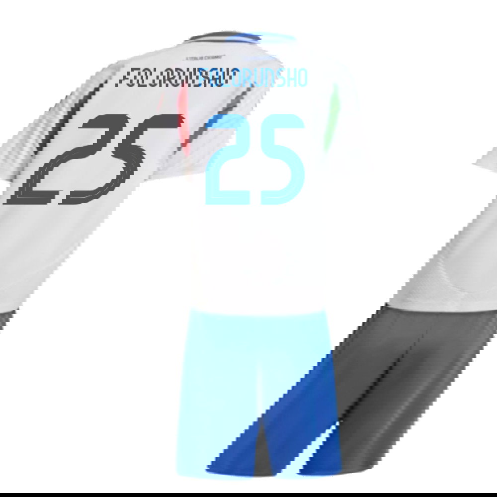 2024-2025 Italy Away Mini Kit (FOLORUNSHO 25)